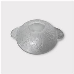 Lalique Chevrefeuille Coupelle Honeysuckle Handled Tray